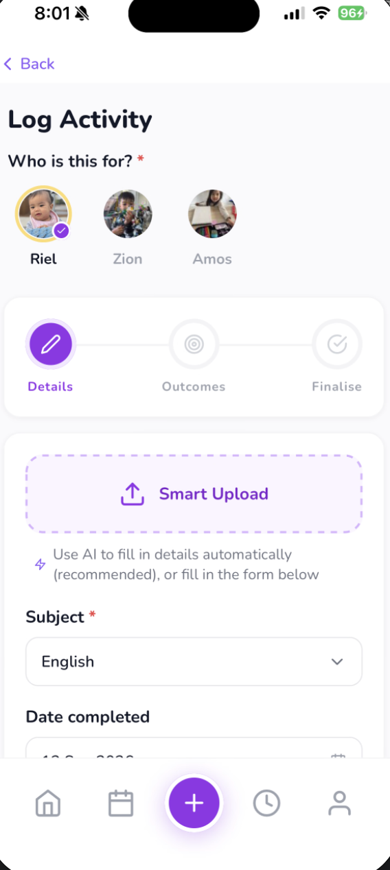Smart Upload in the BeyondWalls mobile app